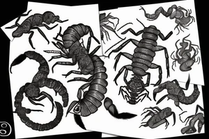 Scorpion and cancer tattoo idea