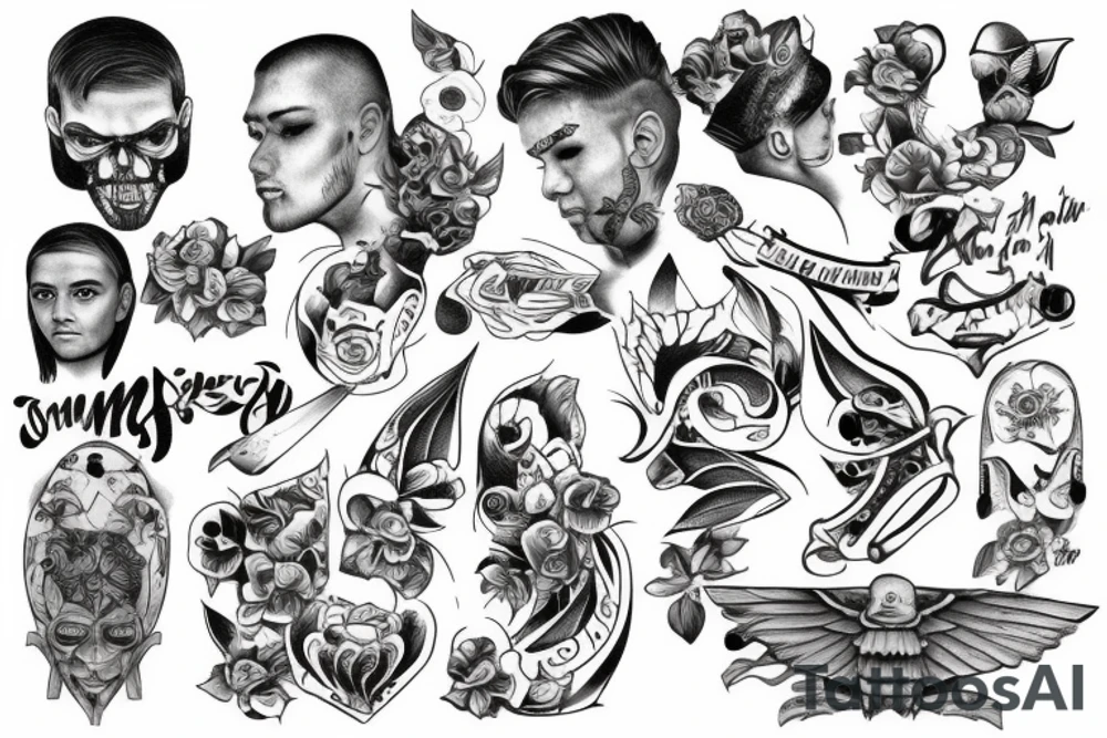 Photo with my brother from childhood tattoo idea