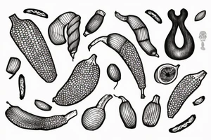 Banana tattoo idea