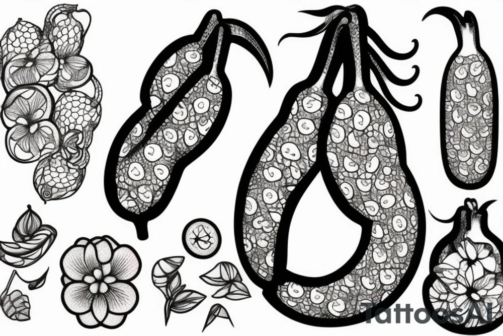 Banana tattoo idea