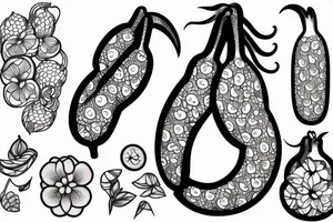 Banana tattoo idea