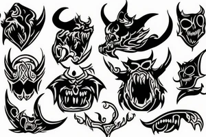 patch devil dark tattoo idea