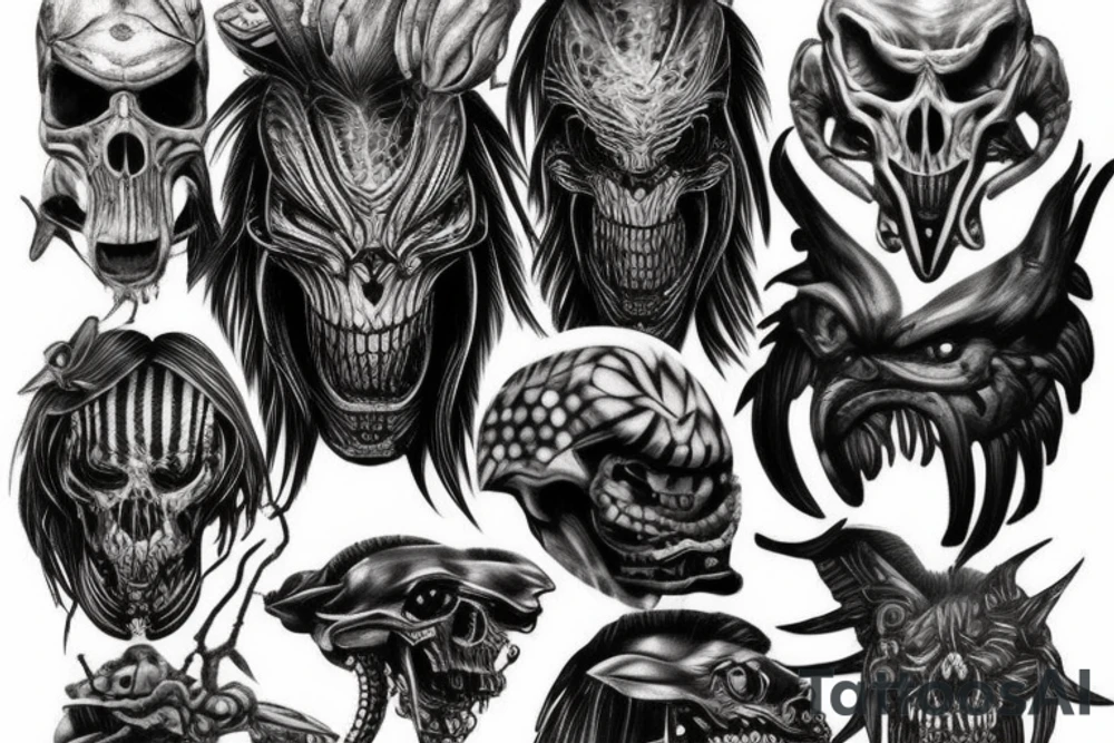 Predator tattoo idea
