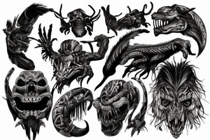 Predator tattoo idea