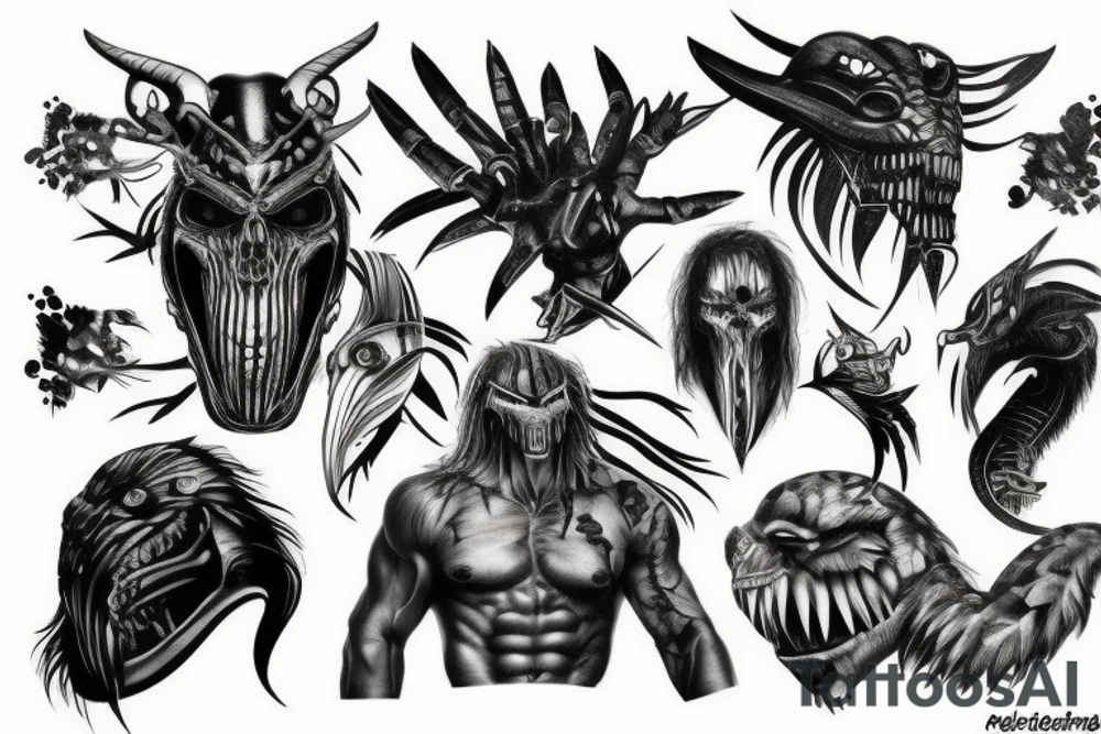Predator tattoo idea