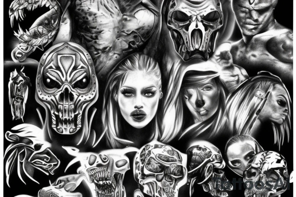 Predator tattoo idea
