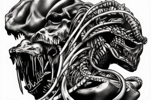 Predator tattoo idea