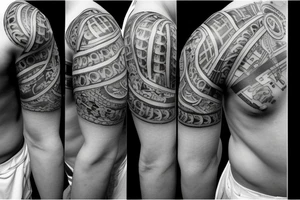 The front of a camera tattoo idea