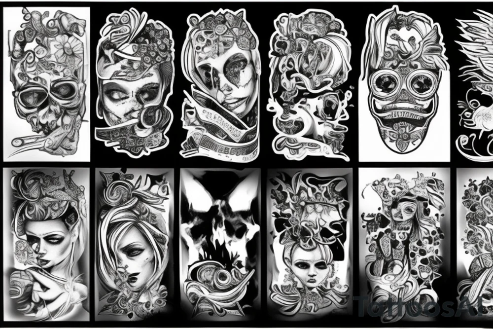 Kóz z wyciągniętą łapka przybiajacy piątkę do ręki czlowieka tattoo idea