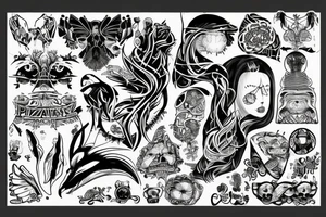 Kot z wyciągniętą łapka przybiający piątkę do ręki człowieka tattoo idea