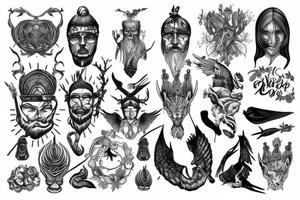 Nordic gods tattoo idea