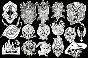 Nordic gods tattoo idea