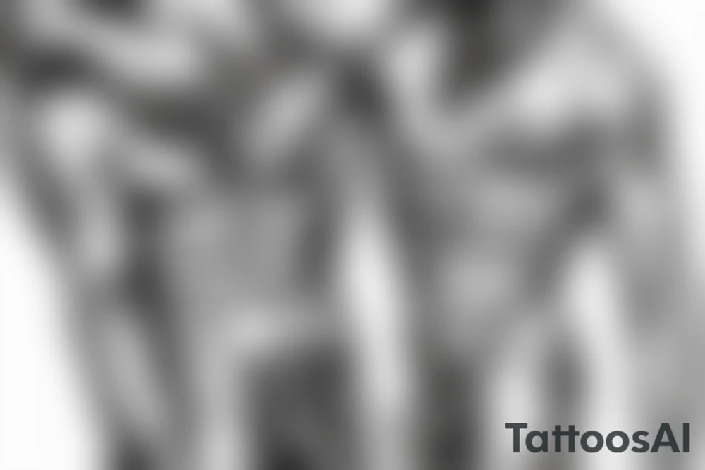 Greek God Apollo in gay sex tattoo idea