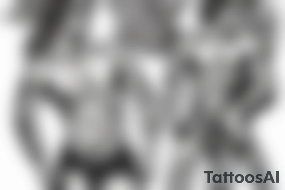 Greek God Apollo in gay sex tattoo idea