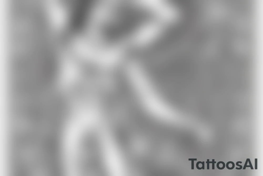 Greek God Apollo in gay sex tattoo idea