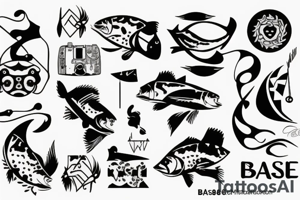 Bass 808 tattoo idea