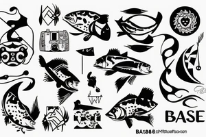 Bass 808 tattoo idea