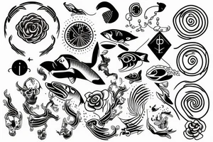 Bass 808 tattoo idea