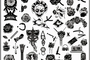 Bas 808 tattoo idea