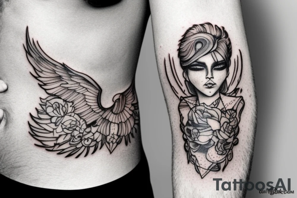 Grecki bóg Apollo gay sex tattoo idea