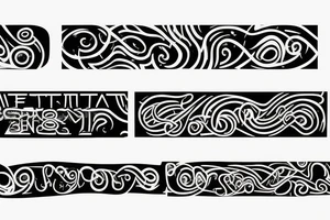 Line with 808 sample tattoo idea