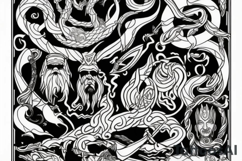 Nordic mythology tattoo idea