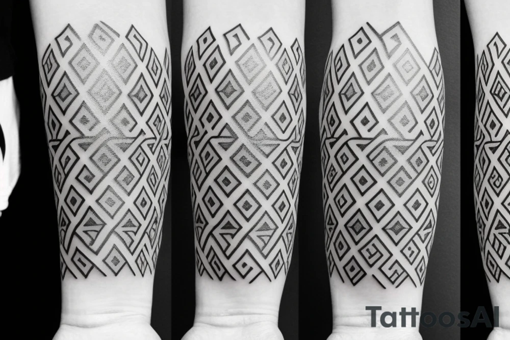 Nordic runes tattoo idea