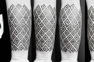 Nordic runes tattoo idea