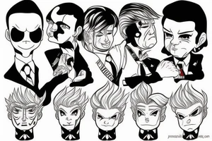 Donald Trump Anime tattoo idea