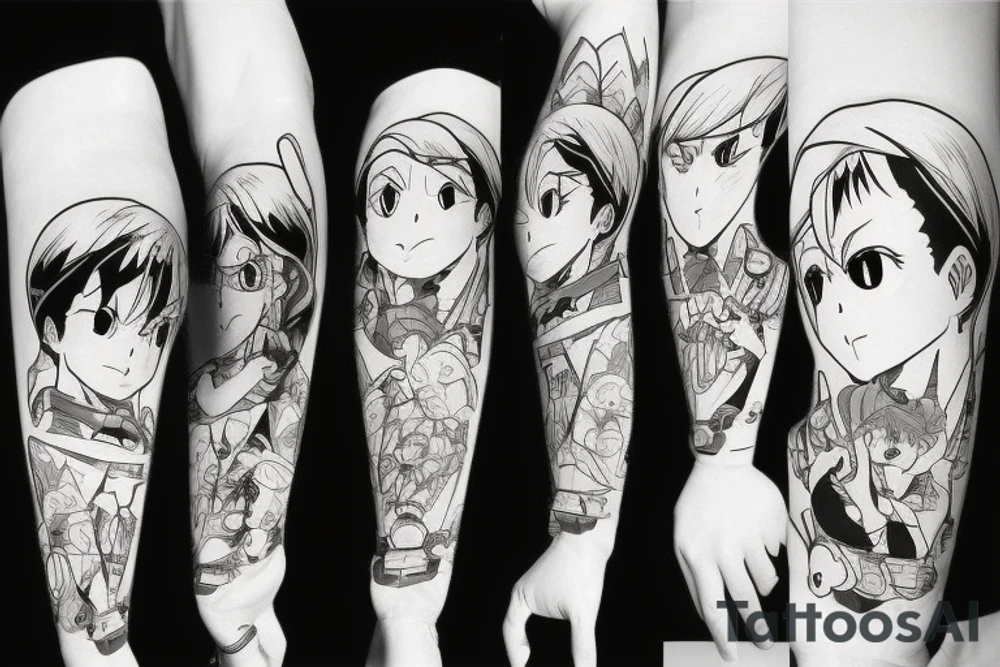 Donald Trump Anime tattoo idea