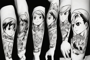 Donald Trump Anime tattoo idea
