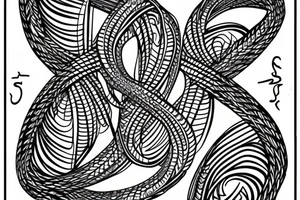 water double helix tattoo idea