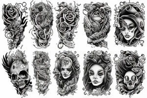 water spirall tattoo idea