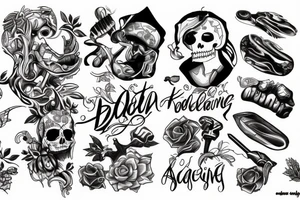 battling addiction tattoo idea