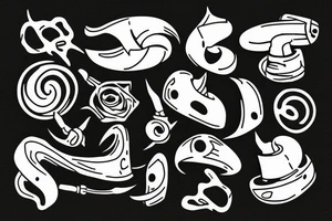 battling addiction tattoo idea