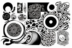 Yin yang tattoo idea