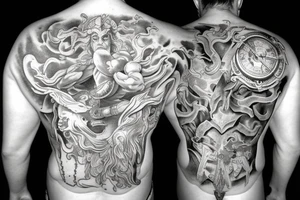 Neptun, god of see, Powerful tattoo idea