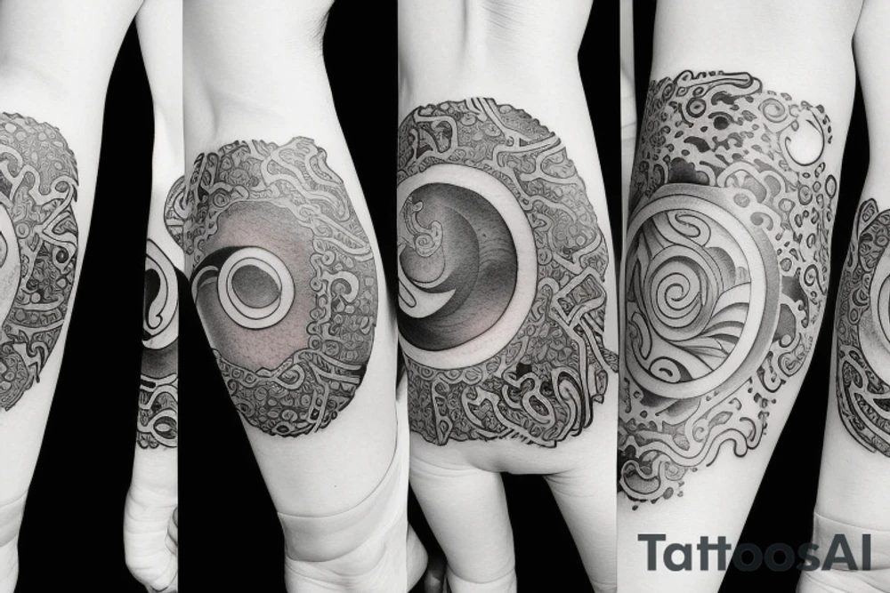 Yin yang tattoo idea