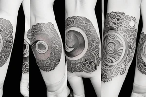 Yin yang tattoo idea