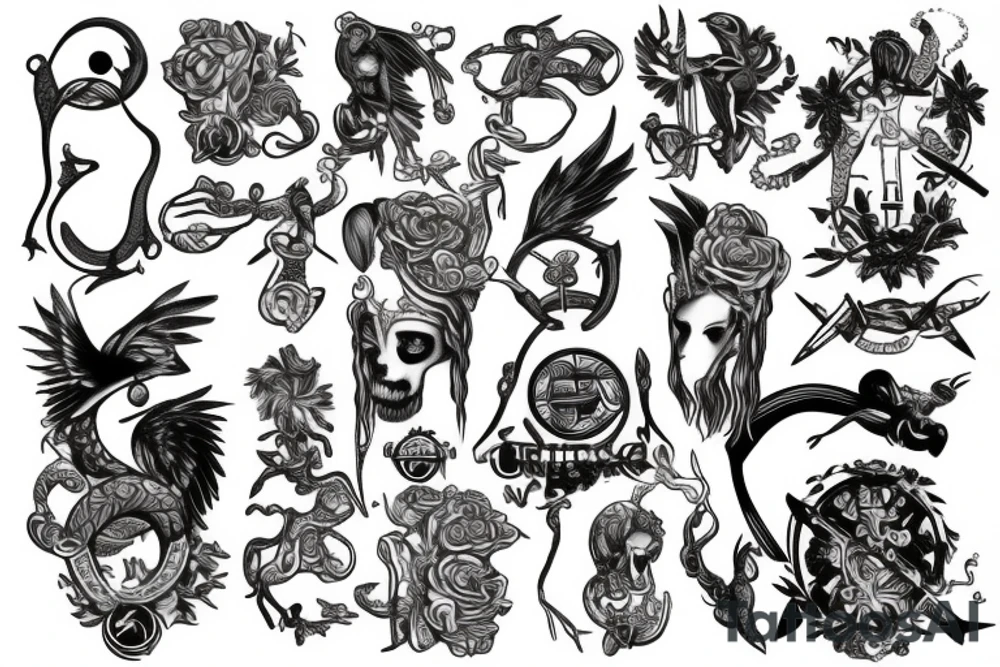 Mitologia grecka tattoo idea