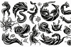 rome god sea neptun tattoo idea