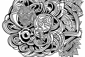 Back chakra tattoo idea