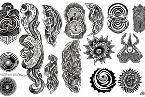 Back chakra tattoo idea