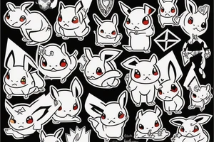 Pikaczu błyskający tattoo idea