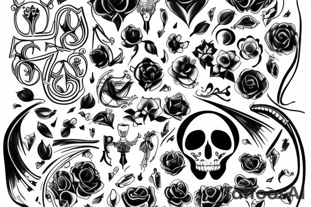 Mały duch tattoo idea