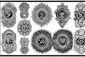 Chakras tattoo idea