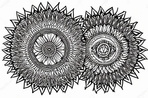 Chakra mandala tattoo idea
