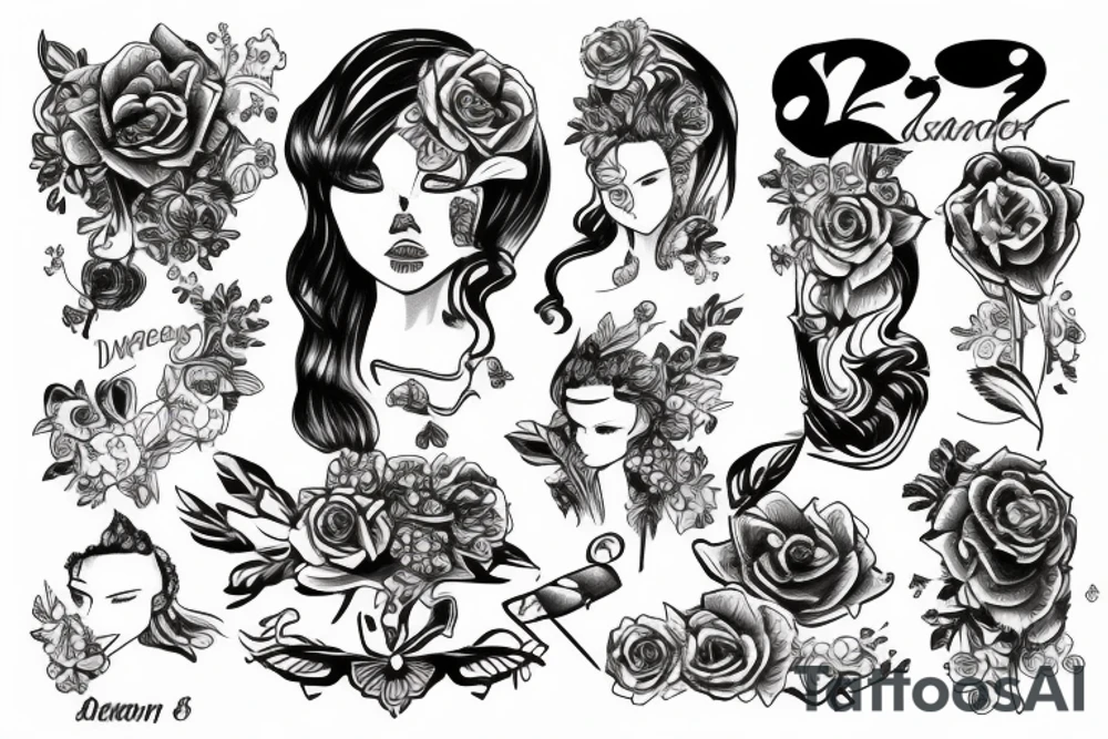 Retro dager tattoo idea