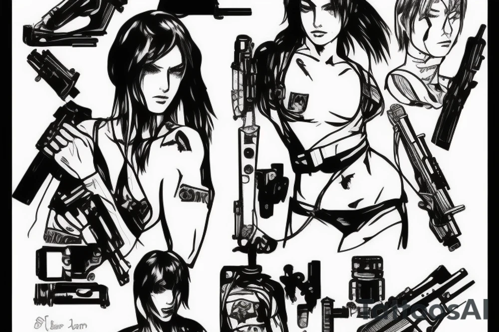 quiet from metal gear solid tattoo idea