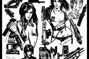 quiet from metal gear solid tattoo idea